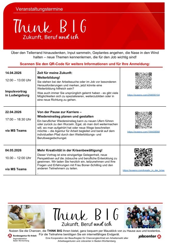 Veranstaltungsübersicht